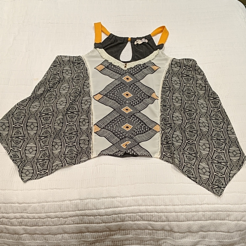EUC Bolt Tribal Sleeveless Top